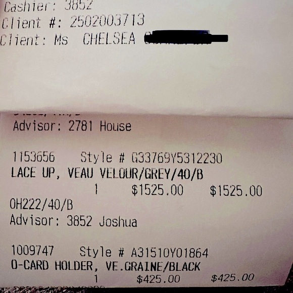 Chanel Veau Velour Lace-Up Boots - GREY - Size 40 - Picture 10 of 10